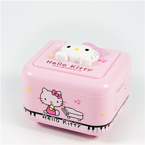 【Hello Kitty】 三麗鷗授權 小巧飾品音樂盒 / 收納盒
