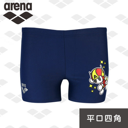 【限量】arena 男童 平口四角泳褲 萊卡舒適帶內襯 速乾 官方正品 JMS5482JA
