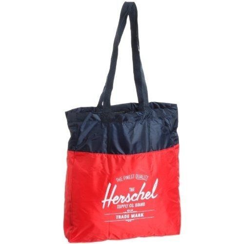 【Herschel】2016時尚紅寶藍色可壓縮手提包(預購)