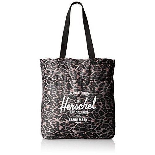 【Herschel】2016時尚豹紋色可壓縮手提包(預購)