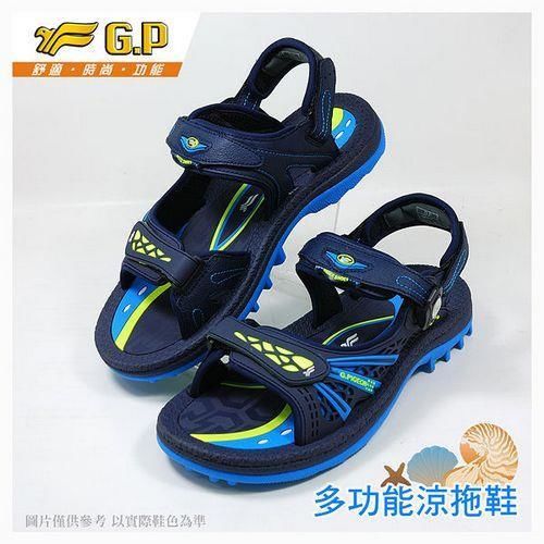 【G.P 時尚休閒兩用涼鞋】G6908-22 淺藍色 (SIZE:37-44 共三色)