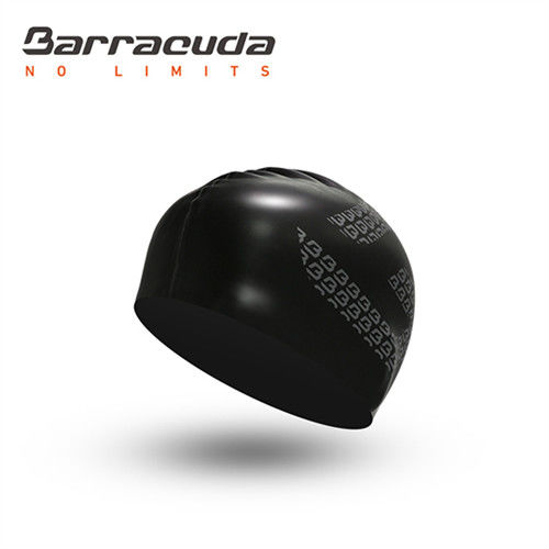 美國Barracuda巴洛酷達成人矽膠泳帽-黑色 