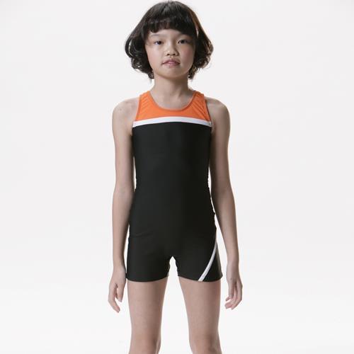  【SARBIS】MIT女童連身四角泳裝附泳帽B85261