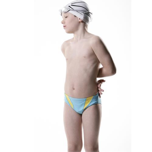 【SAIN SOU】競賽/泳隊/訓練兒童三角泳褲附泳帽S333