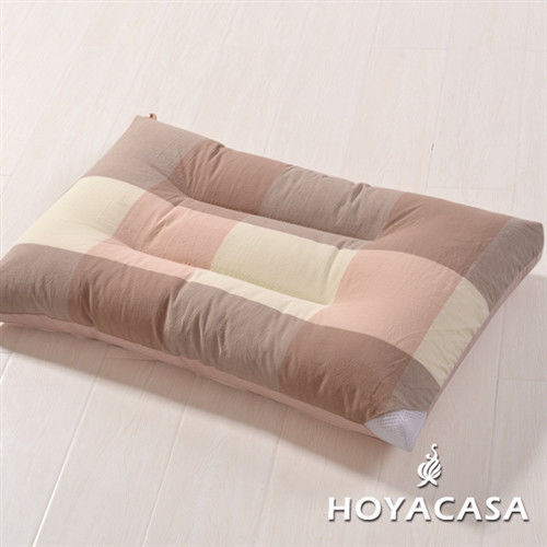 《HOYACASA極簡無印-咖啡格調》水洗彈力釋壓枕