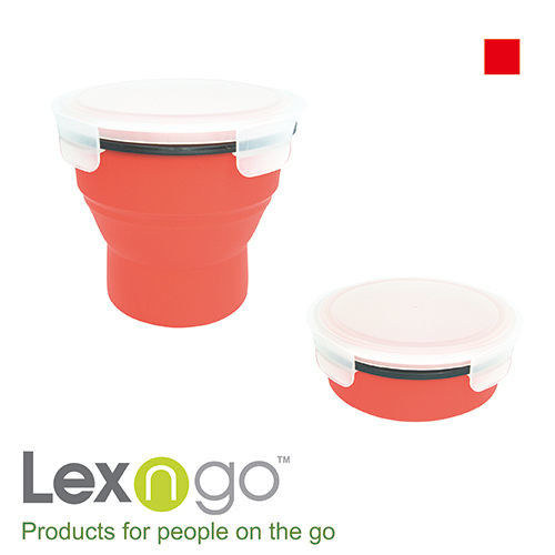 Lexngo可折疊湯杯-紅-4入