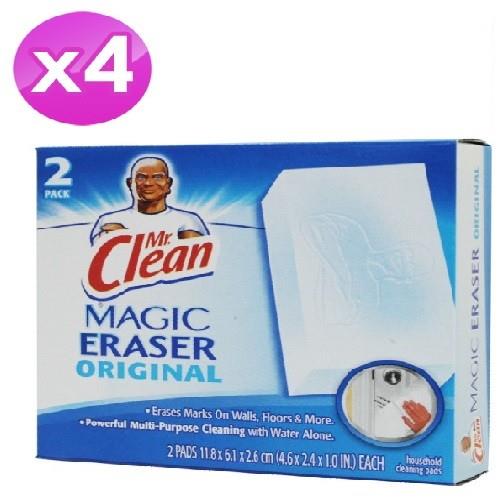 【美國 Mr.Clean 】強效神奇魔術海綿( 2入) 4入組