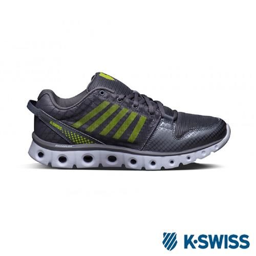  K-Swiss X Lite ST CMF超輕量訓練鞋-男-炭灰/螢光綠