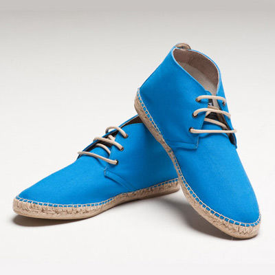 【BSIDED男鞋】Bsided ARCHIBALD MID ELECTEIC BLUE中筒麻帆鞋(藍)