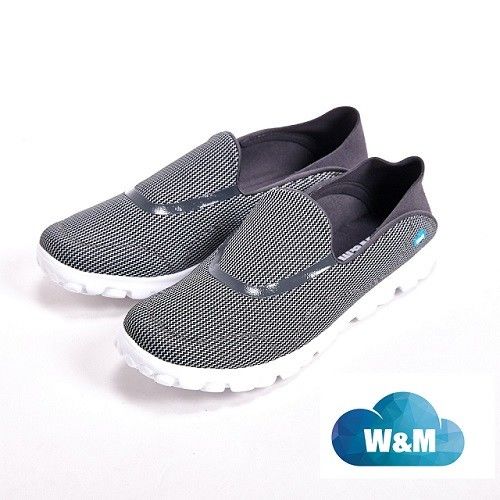 W&MMODARE 超彈力條紋舒適瑜珈鞋墊女鞋-黑(另有藍/粉)