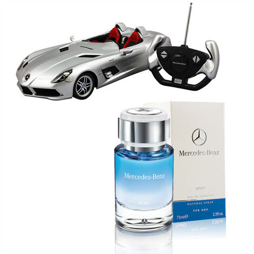 【Mercedes Benz sport】賓士運動款男性淡香水超值組(75ml+模型車)