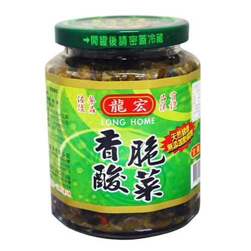 龍宏香脆酸菜 420gx12罐/箱