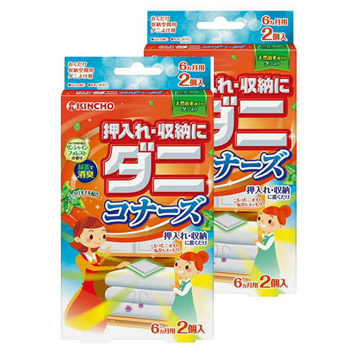 【日本金鳥】KINCHO衣櫥收納用驅螨消臭片/2盒
