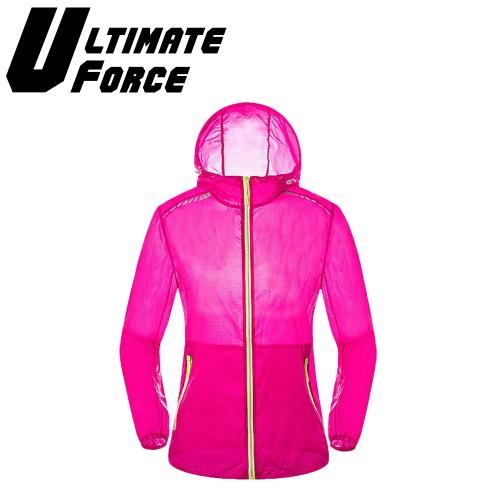 Ultimate Force「鋒速」女款輕量運動外套-洋紅色