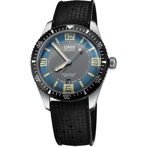 Oris Divers Sixty-Five1965復刻潛水機械錶-藍x黑/40mm 0173377074065-0742018