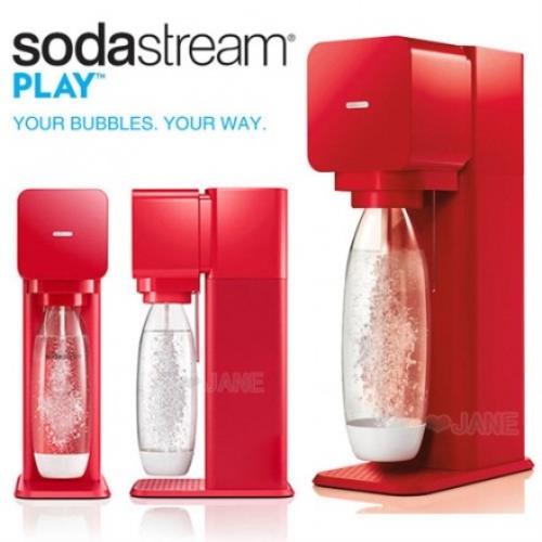 英國 SodaStream PLAY氣泡水機 (氣球紅)【送專用寶特瓶*1】