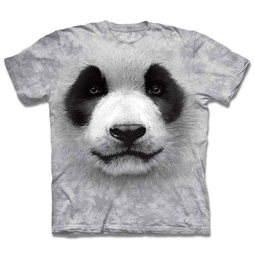 『摩達客』(預購)美國進口The Mountain 熊貓胖達臉 T恤