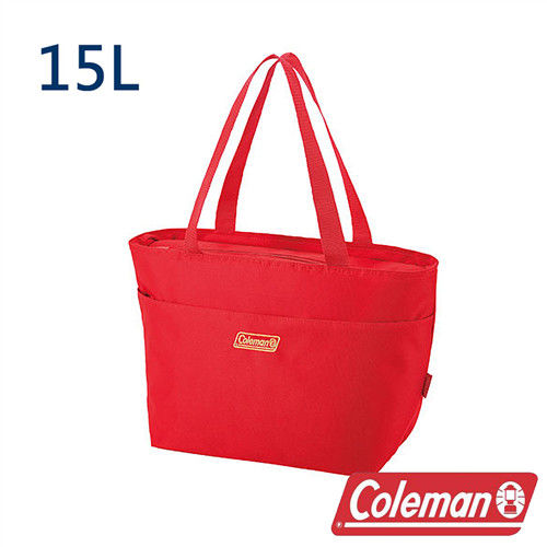 Coleman 保冷手提袋15L 莓果紅 CM-27221 露營│登山│行動冰箱│保冰袋│野餐│便當袋