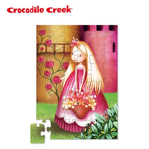 【美國Crocodile Creek】大型地板拼圖-花園公主