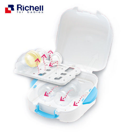 日本《Richell-利其爾》微波爐專用奶瓶消毒盒