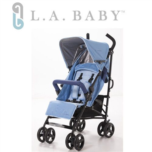 L.A. Baby 美國加州貝比  時尚輕便嬰兒手推車(藍色)