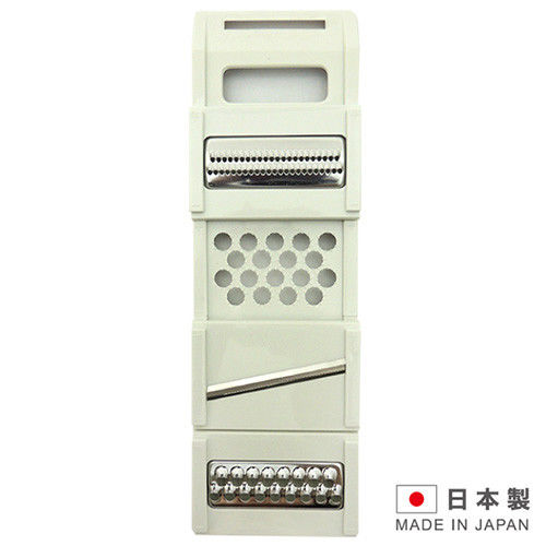 日本製造 五合一削皮 刨絲 磨泥 刨片 多功能調理器C9452