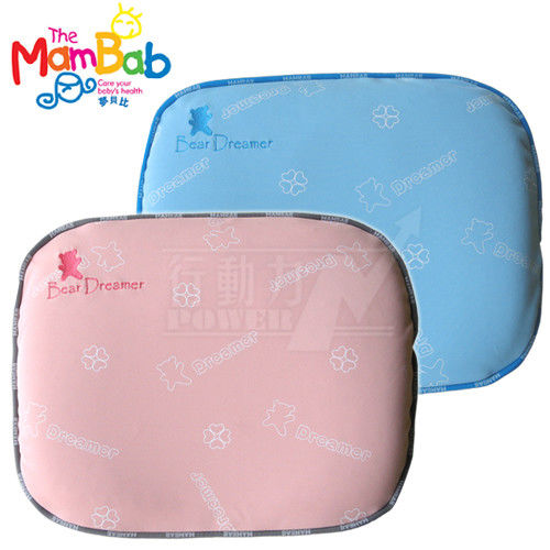 《Mambab-夢貝比》銀離子嬰幼兒塑型枕/乳膠枕