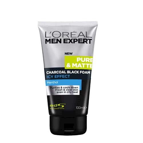 LOREAL Paris 巴黎萊雅 炭黑酷涼洗面乳 100ml