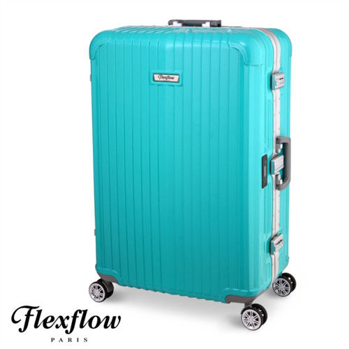 Flexflow-羅亞爾旅人系列法國精品智能秤重旅行箱-蒂芬尼綠-22吋  