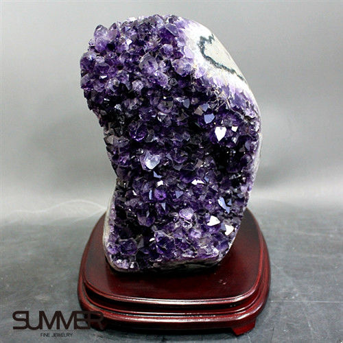【SUMMER寶石】5A級烏拉圭紫晶鎮《5.9kg》(頂級深紫色 7A-92)