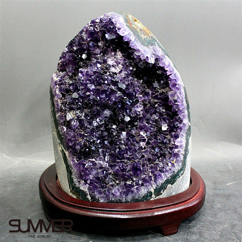 【SUMMER寶石】5A級烏拉圭紫晶鎮《2.3kg》(頂級深紫色 7A-78)