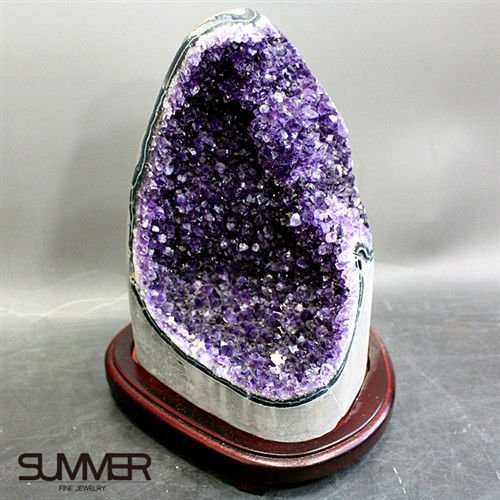 【SUMMER寶石】5A級烏拉圭紫晶鎮《3.6kg》(頂級深紫色 7A-62)