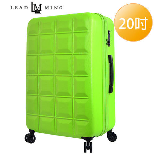 LEADMING-甜蜜蜜20吋輕彩框旅行箱-蘋果綠