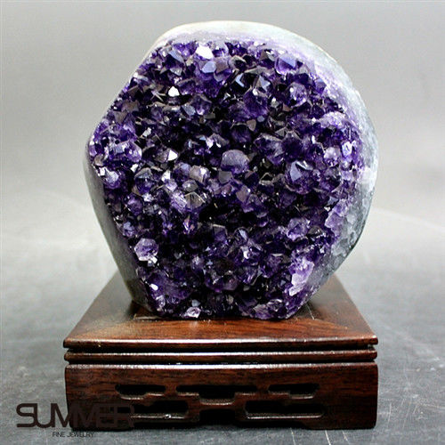 【SUMMER寶石】5A級烏拉圭紫晶鎮《1.5kg》(頂級深紫色 7A-83)