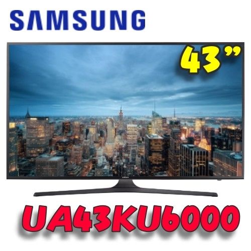SAMSUNG三星 43吋UHD 4K 平面 Smart TV UA43KU6000WXZW／UA43KU6000／UA43KU6000W