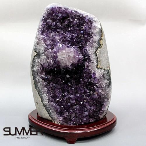 SUMMER寶石  5A級烏拉圭紫晶鎮《6.2kg》(頂級深紫色 7B-55)
