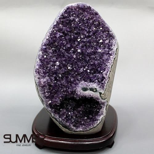 SUMMER寶石  5A級烏拉圭紫晶鎮《6.3kg》(頂級深紫色 7B-60)