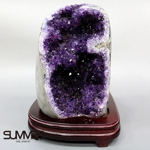 SUMMER寶石  5A級烏拉圭紫晶鎮《3.6kg》(頂級深紫色 7B-63)