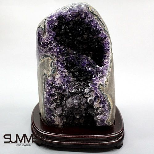 【SUMMER寶石】5A級烏拉圭紫晶鎮《6.3kg》(頂級深紫色 7B-76)