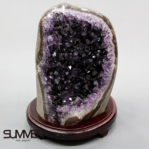 【SUMMER寶石】5A級烏拉圭紫晶鎮《3kg》(頂級深紫色 7B-89)