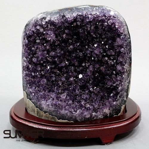 【SUMMER寶石】5A級烏拉圭紫晶鎮《3kg》(頂級深紫色 7B-91)