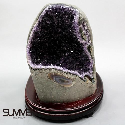 SUMMER寶石  5A級烏拉圭紫晶鎮《5.4kg》(頂級深紫色 7B-94)