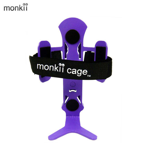 【Monkii 】兩段式V字型扣萬用型快拆水壺架-紫
