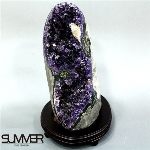 【SUMMER寶石】5A級烏拉圭紫晶鎮《3kg》(頂級深紫色 8A-30)