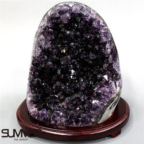 【SUMMER寶石】5A級烏拉圭紫晶鎮《3.8 kg》(頂級深紫色 8A-48)