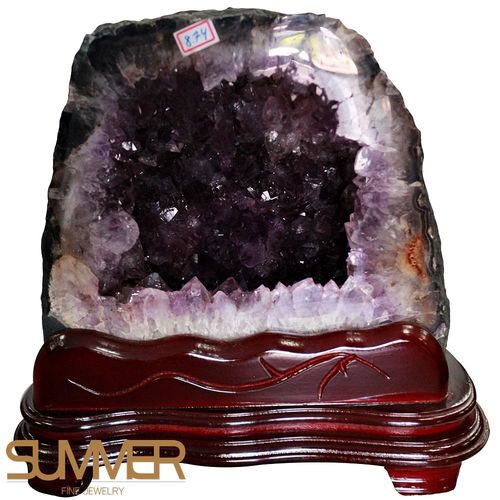 【SUMMER寶石】巴西3A級天然紫晶洞《8.7kg》(716-01)