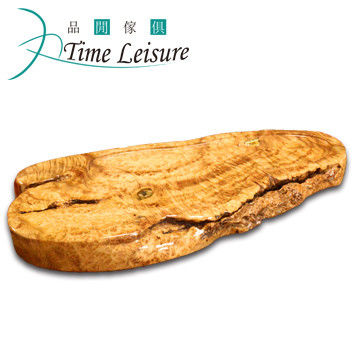 Time Leisure 品閒 黃金樟樹瘤實木茶盤(A6)80X36X7cm
