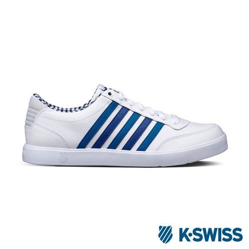 K-Swiss Court Lite輕量休閒鞋-男-白/海軍藍/綠