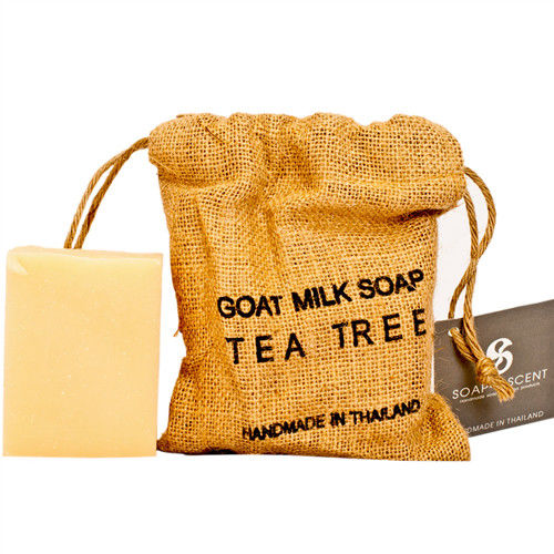 Thai Scent泰香 麻布袋山羊奶手工保養皂-茶樹 270g