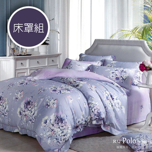 【R.Q.POLO】永恆花語 精梳棉雙人標準五件式床罩組(5X6.2尺)